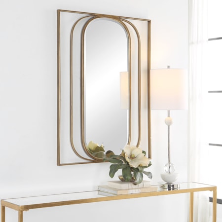 Replicate Contemporary Oval Mirror