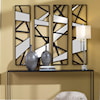 Uttermost Looking Glass Looking Glass Mirrored Wall Decor Set/4