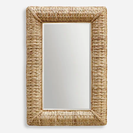 Twisted Seagrass Rectangle Mirror