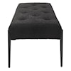 Uttermost Accent Furniture - Benches Olivier Modern Black Bench