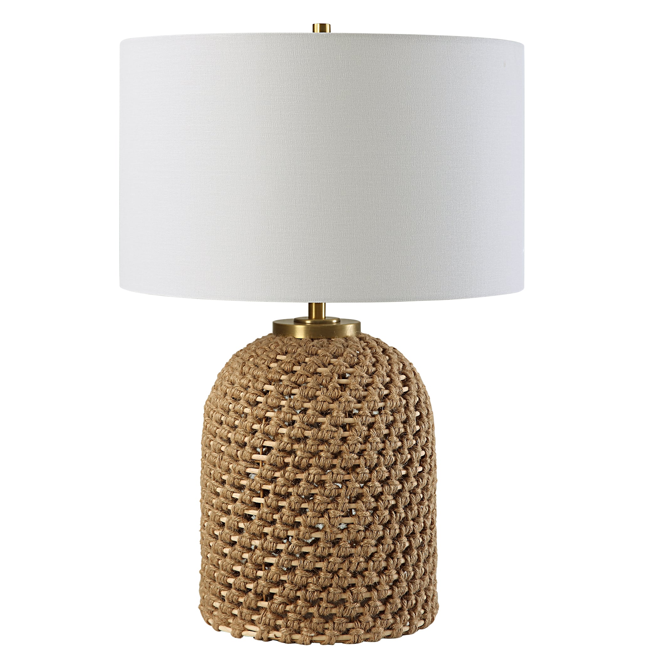 Kendari Rope &amp; Rattan Table Lamp