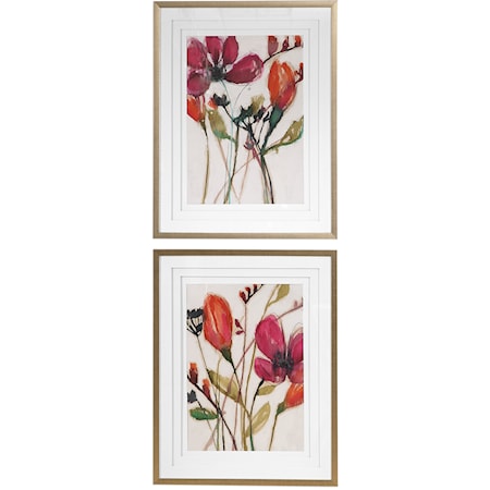 Vivid Arrangement Floral Prints