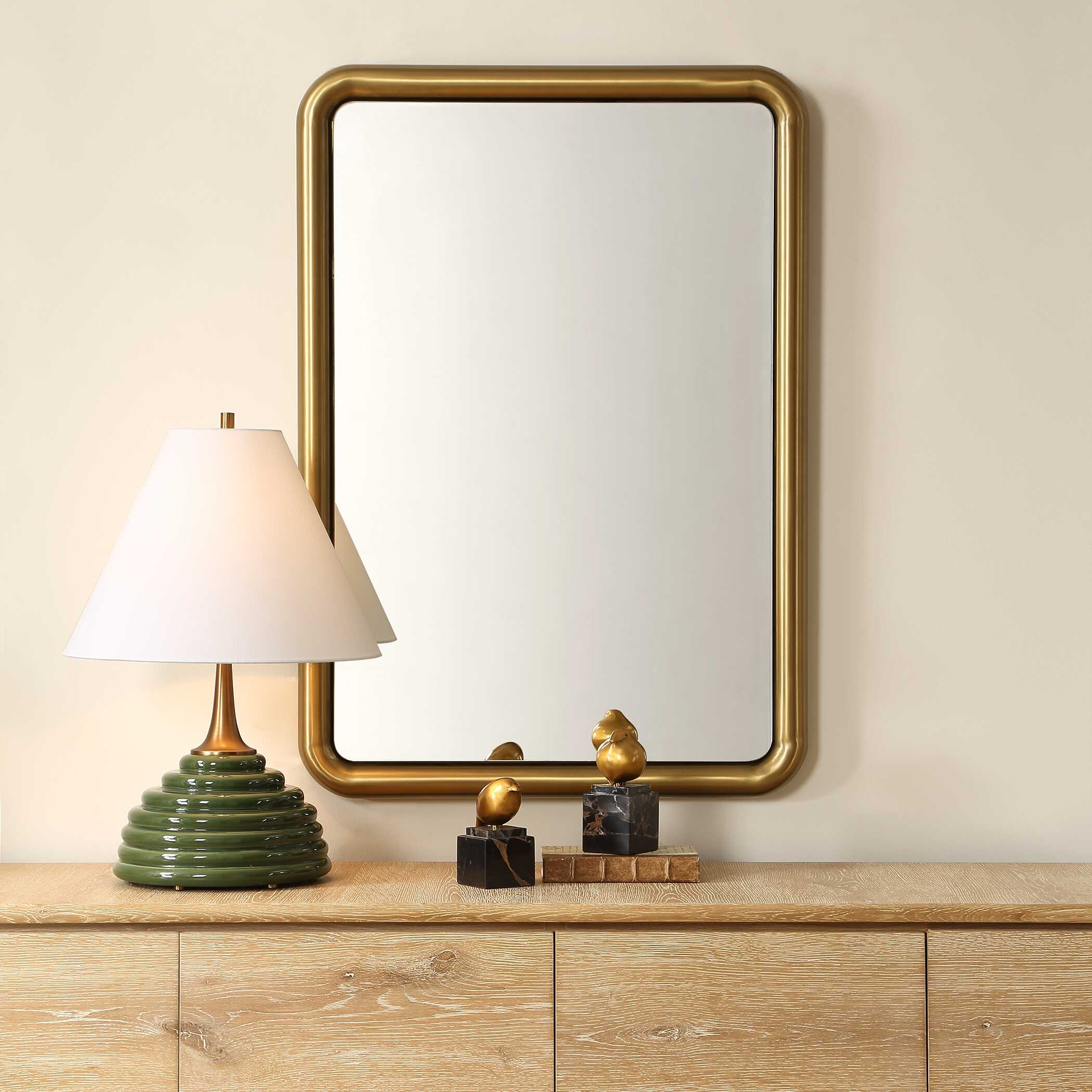 Uttermost Atkinson Atkinson Modern Brass Mirror
