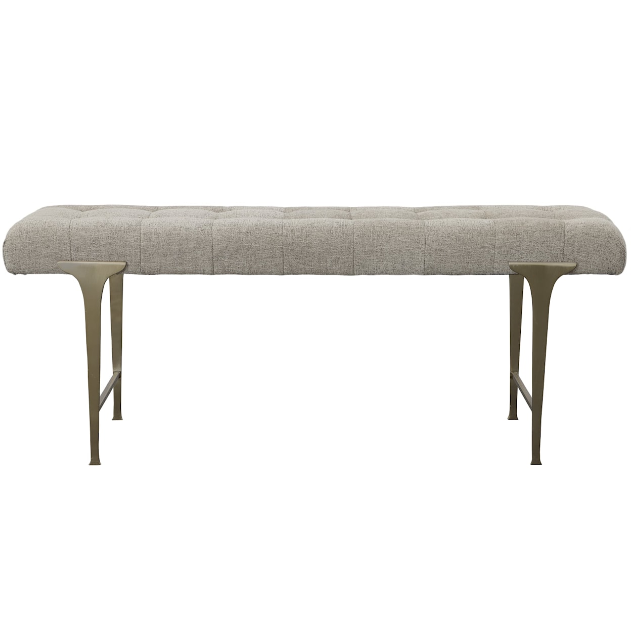 Uttermost Imperial Imperial Upholstered Gray Bench