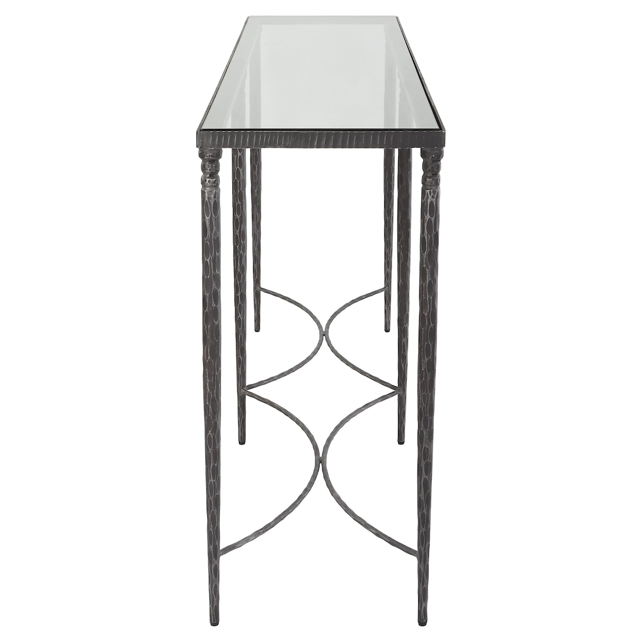 Uttermost Washington Console Table with Glass Top