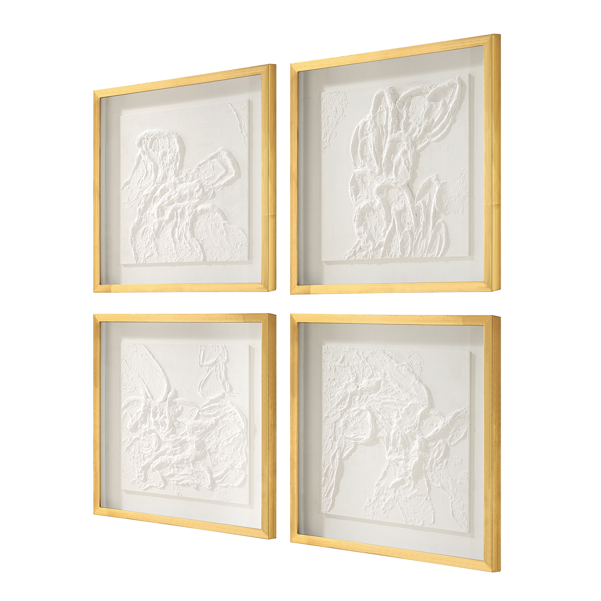 Fourfold Framed Prints Set/4