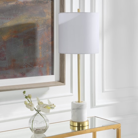 Gold Buffet Table Lamp