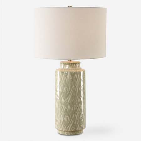 Laurel Sage Ceramic Table Lamp