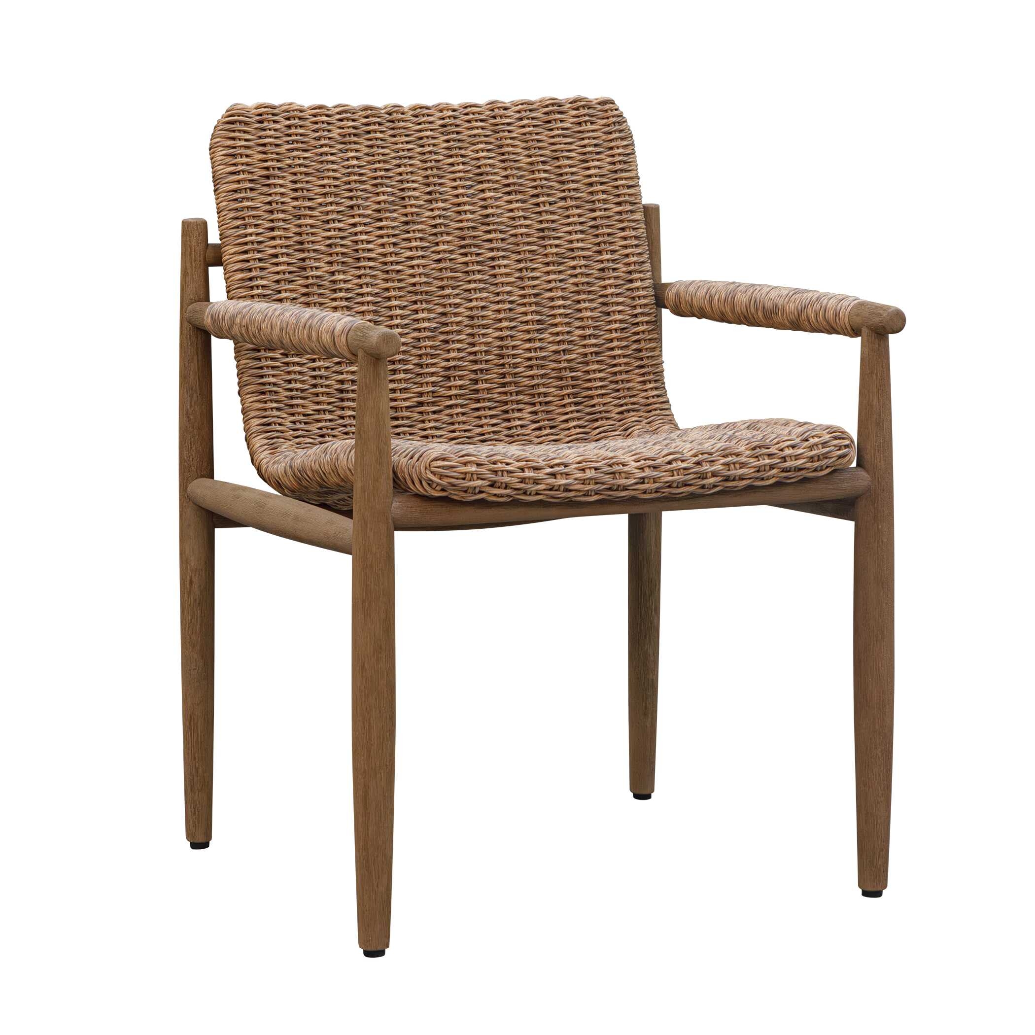 Uttermost Sumba Sumba Golden Flax Outdoor Lounge Chair
