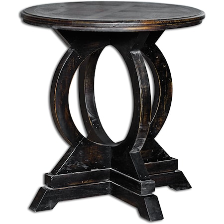 Maiva Black Accent Table