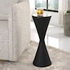 Uttermost Time's Up Hourglass Shaped Drink Table