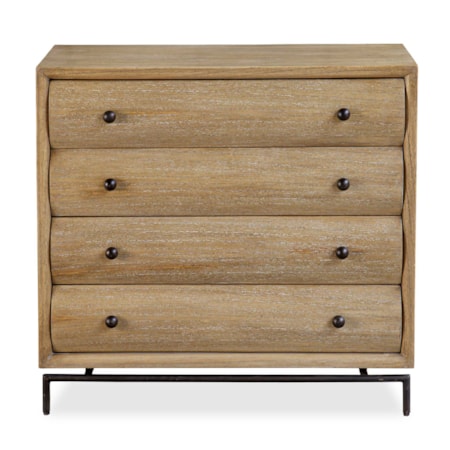 Millard Curved 4 Drawer Chest