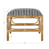 Uttermost Accent Furniture - Benches Laguna Small Striped Bench