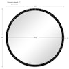 Uttermost Mirrors - Round Dandridge Round Industrial Mirror