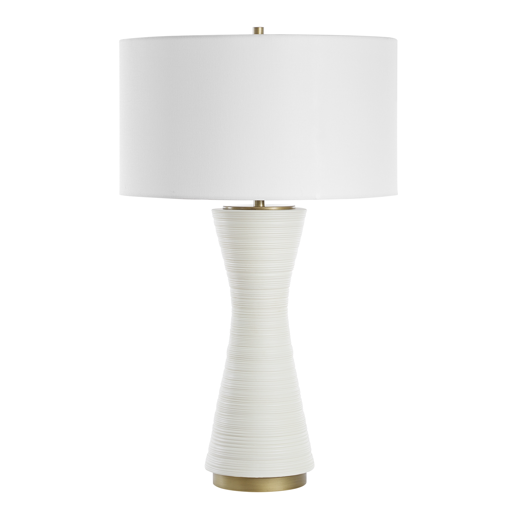 Uttermost Ridgeline Ridgeline Matte White Table Lamp