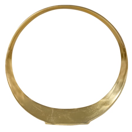 Jimena Gold Large Ring Sculpture