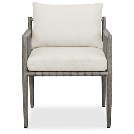 Borneo White Outdoor Dining Chair