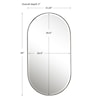 Uttermost Lago Lago Oval Gold Mirror