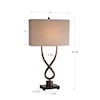 Uttermost Table Lamps Talema Aged Silver Lamp