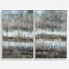 Uttermost Art Gray Reflections Landscape Art Set of 2