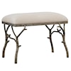 Uttermost Accent Furniture - Benches Lismore Small Fabric Bench