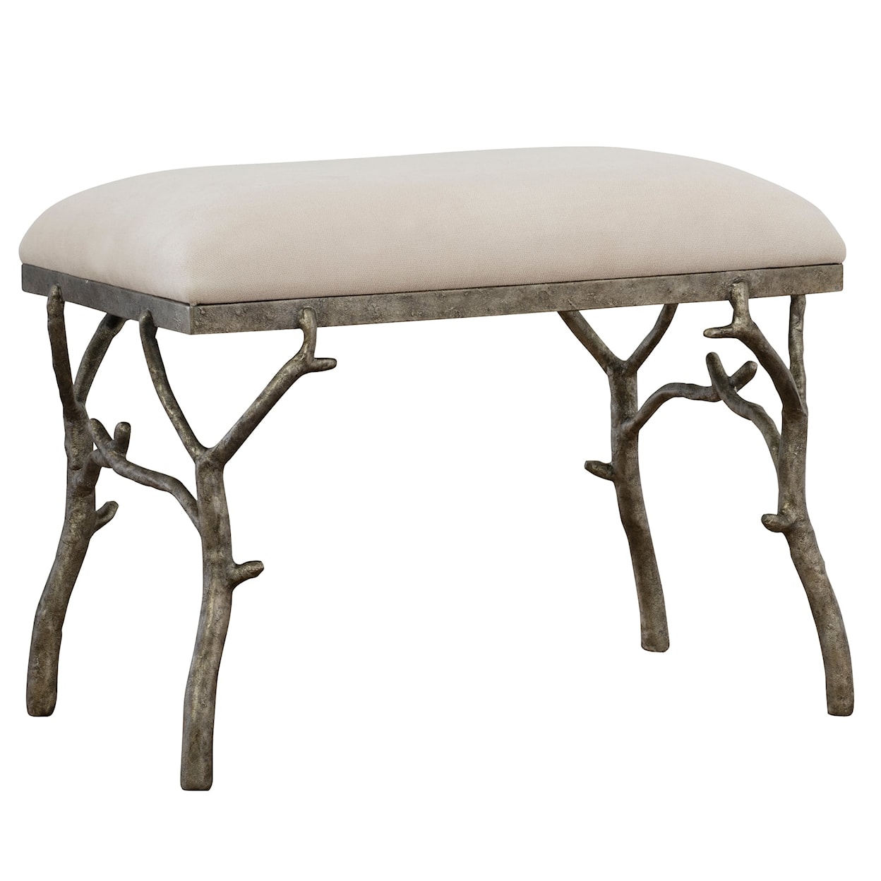 Uttermost Accent Furniture - Benches Lismore Small Fabric Bench