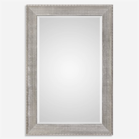 Leiston Metallic Silver Mirror
