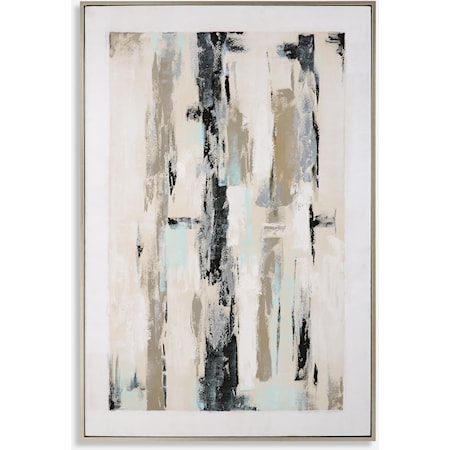 Placidity Hand Painted Abstract Art