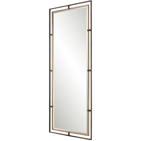 Carrizo Tall Bronze &amp; Gold Mirror