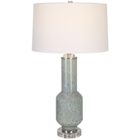 Imperia Aqua Gray Table Lamp