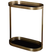 Adia Antique Gold Side Table