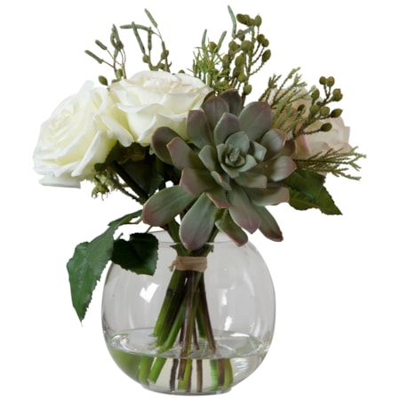 Belmonte Floral Bouquet & Vase