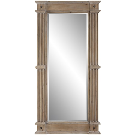 McAllister Natural Wood Oversized Mirror