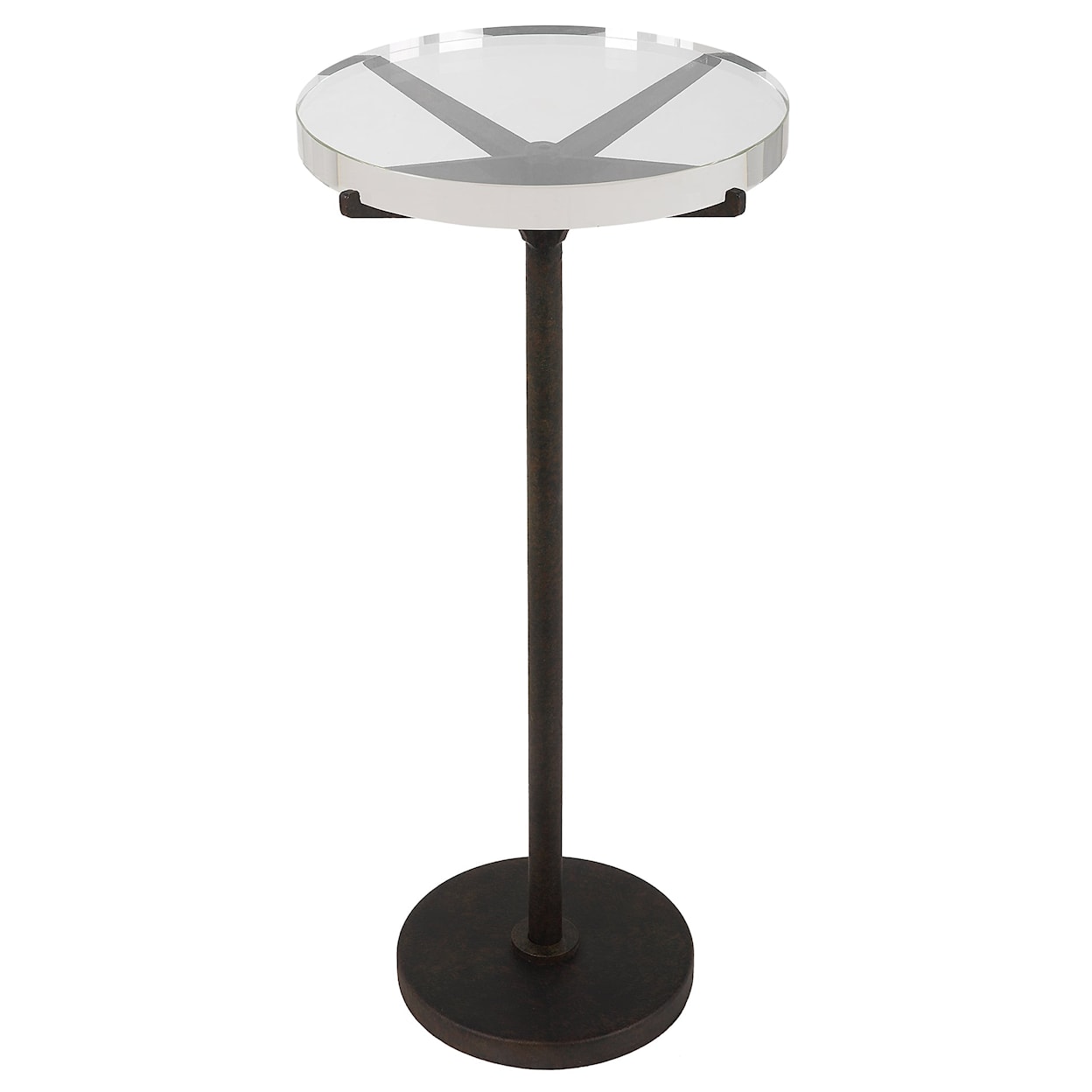 Uttermost Forge Forge Industrial Accent Table