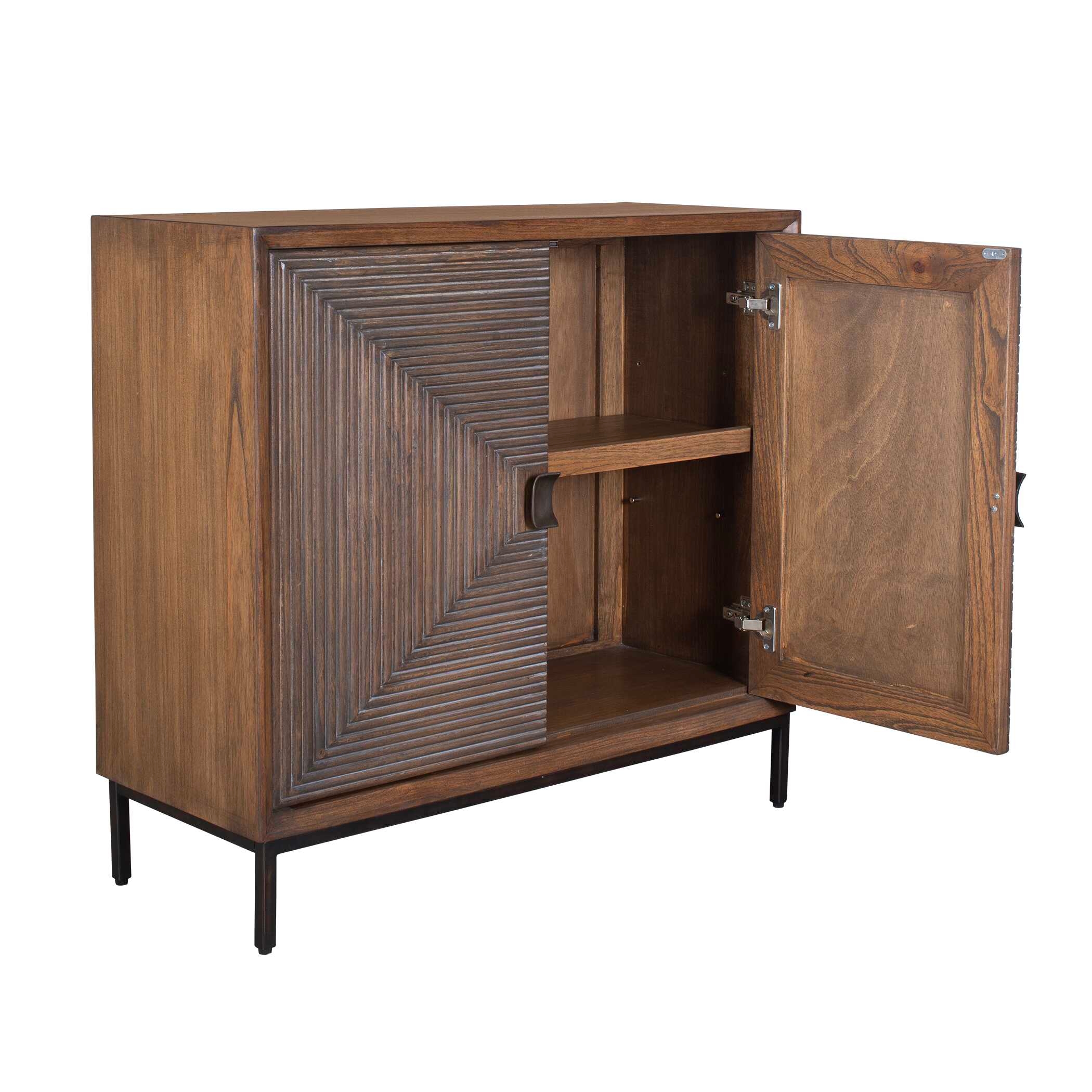 Uttermost Bottom Line Bottom Line 2 Door Wood Cabinet
