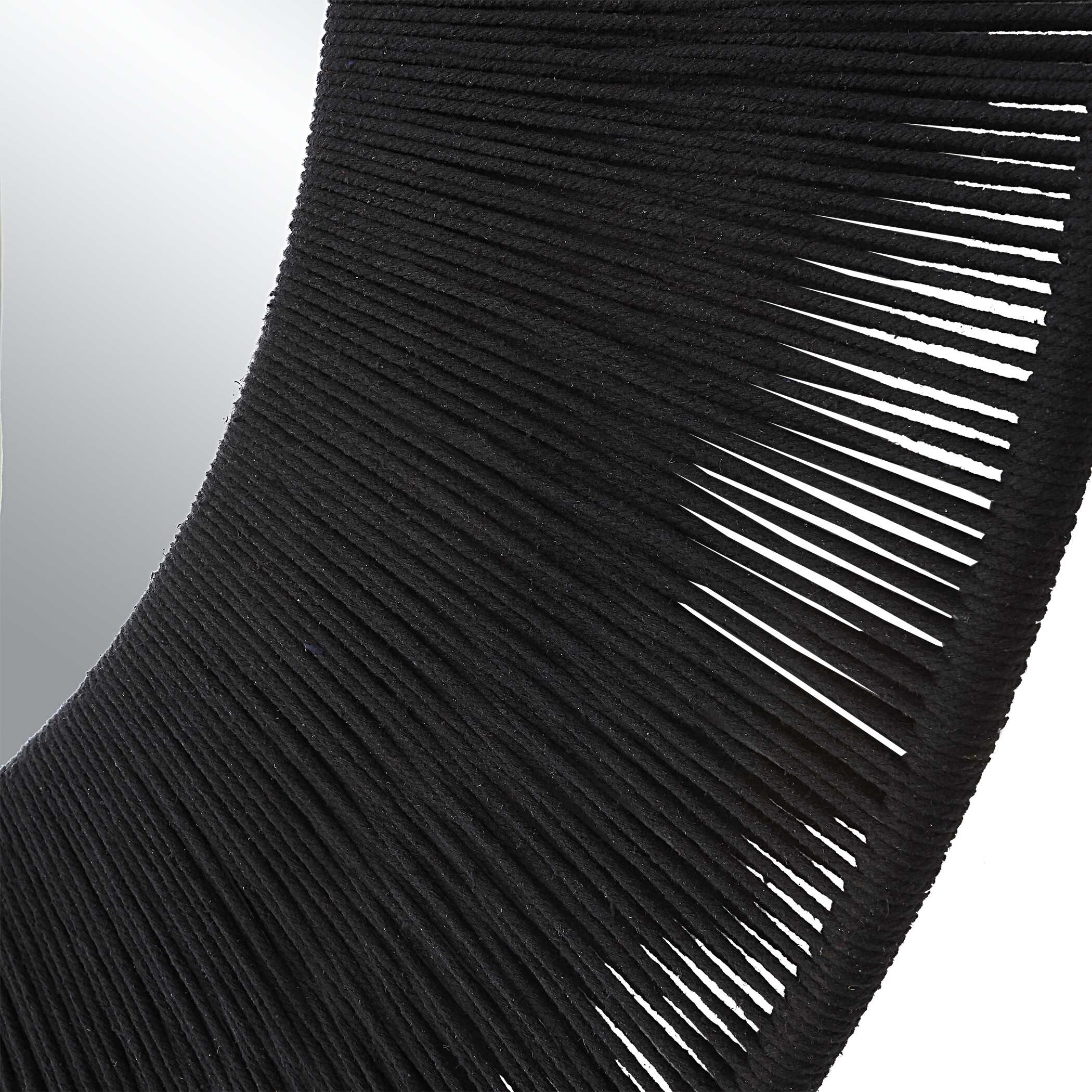 Uttermost Sailor's Knot Sailor's Knot Black Round Mirror