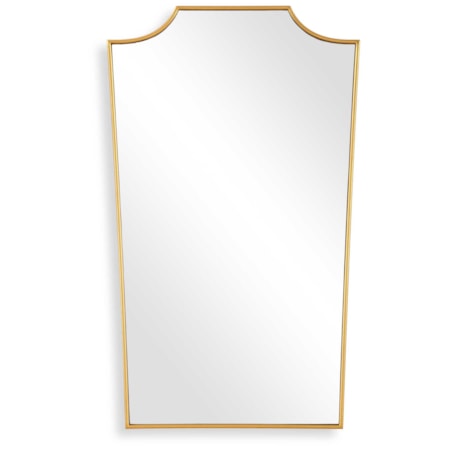 Demure Antique Gold Mirror
