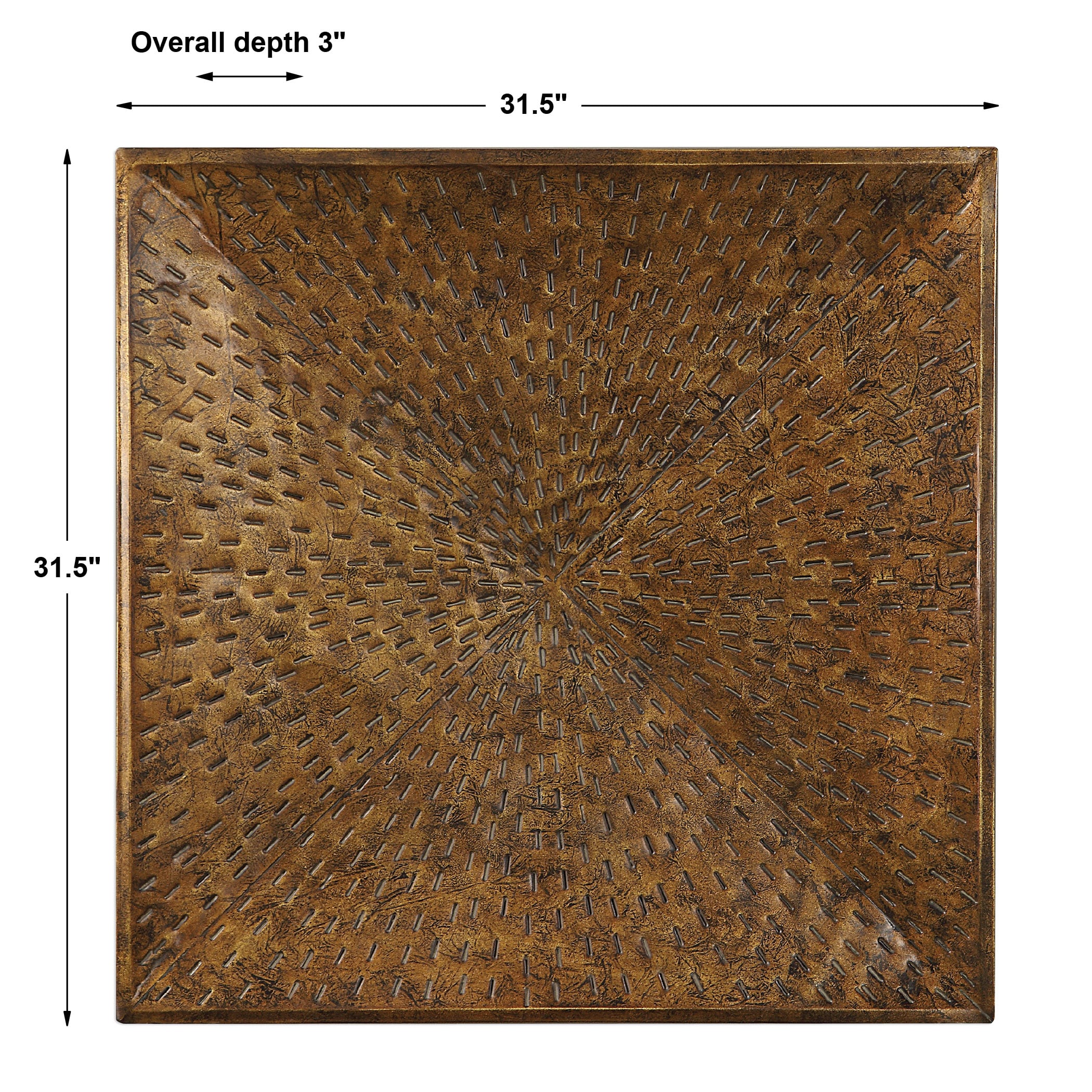 Uttermost Alternative Wall Decor Blaise Antiqued Bronze Wall Art