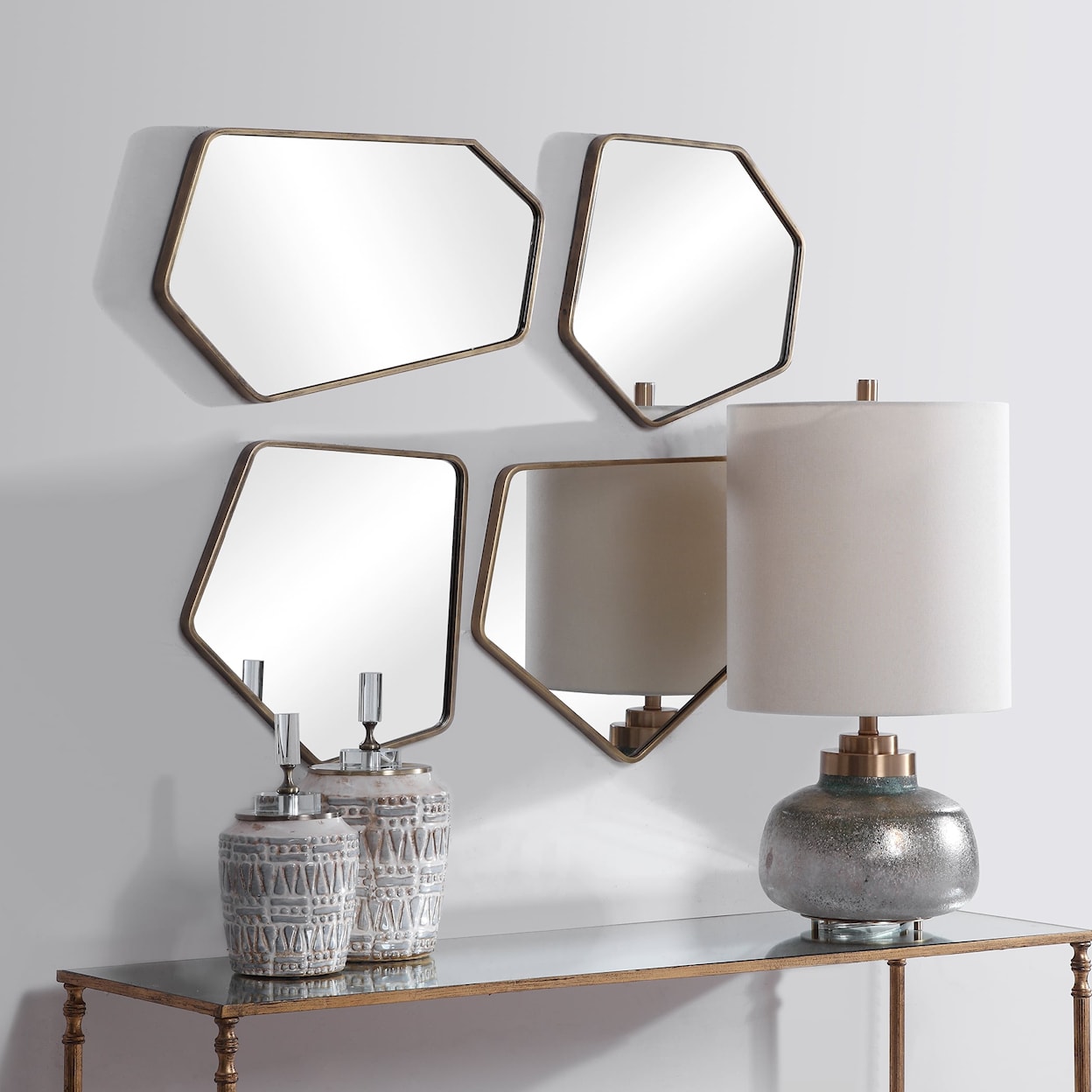 Uttermost Mirrors Linneah Modern Mirrors, S/4