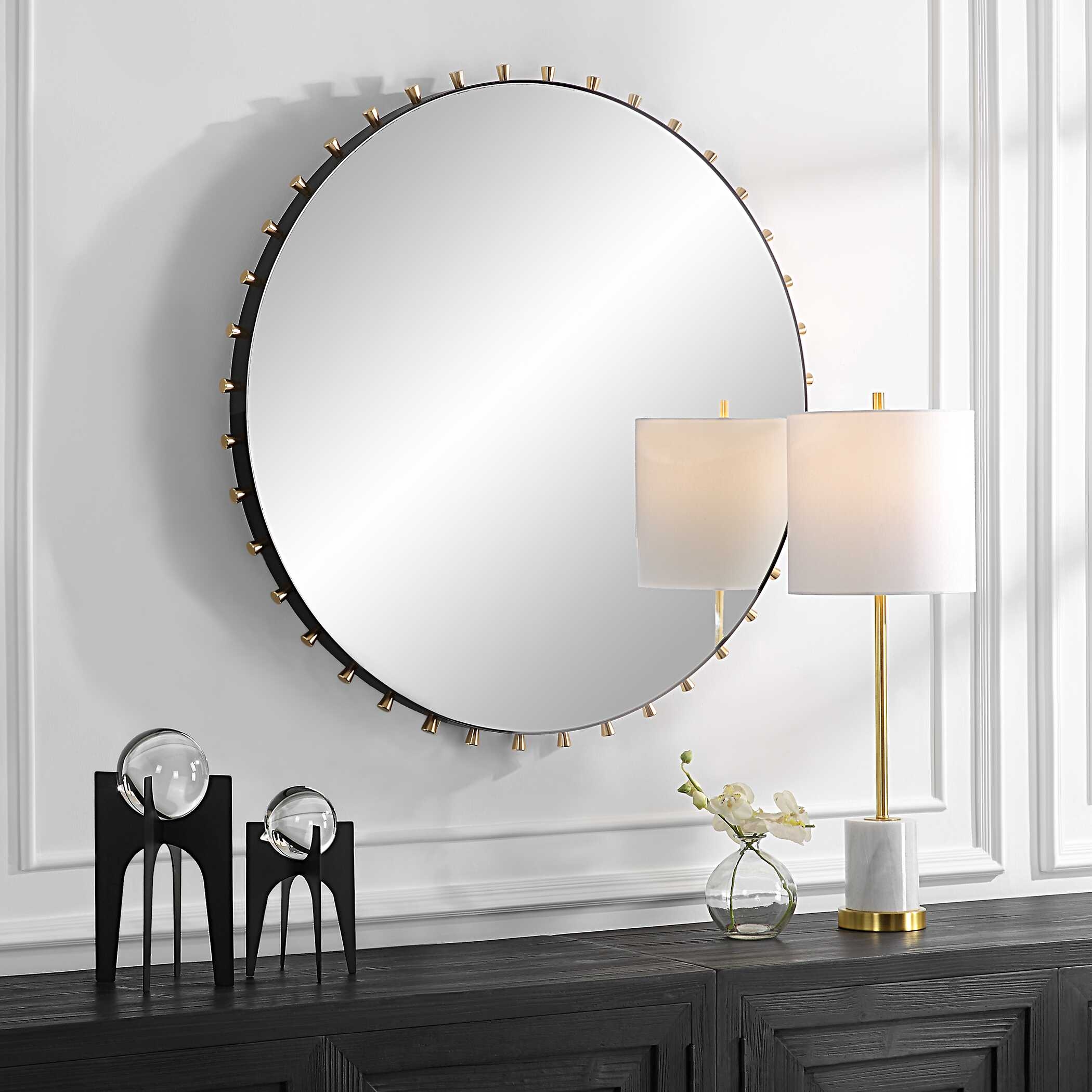 Uttermost Cosmopolitan Cosmopolitan Round Mirror