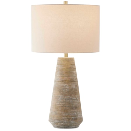 Mosier Rustic Beige Table Lamp