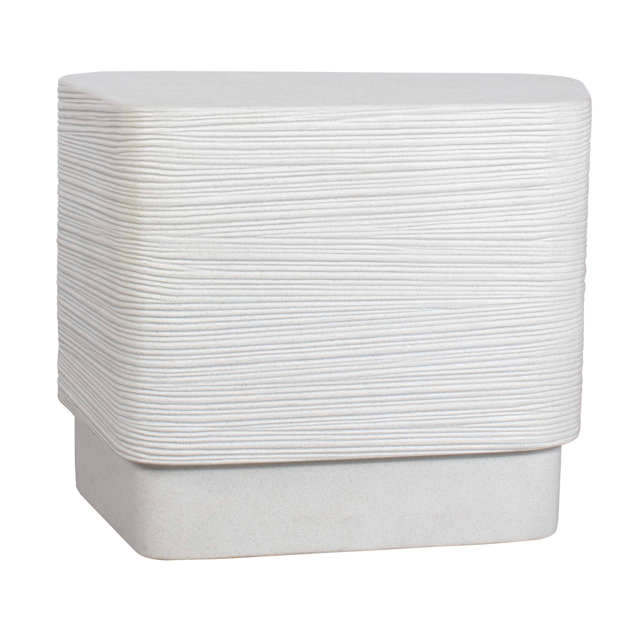 Uttermost Saltwater Saltwater Concrete Side Table