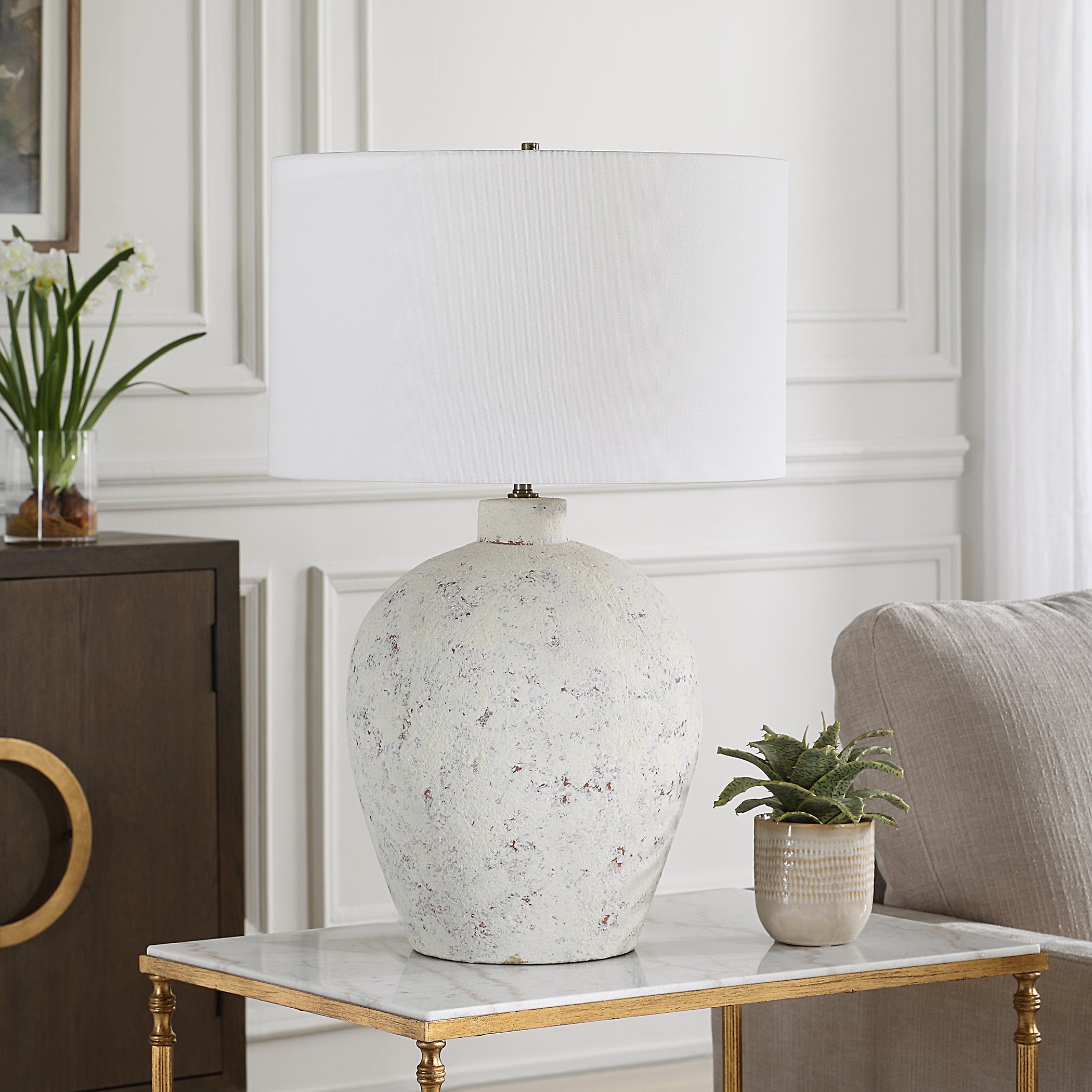 Karena Ivory Table Lamp