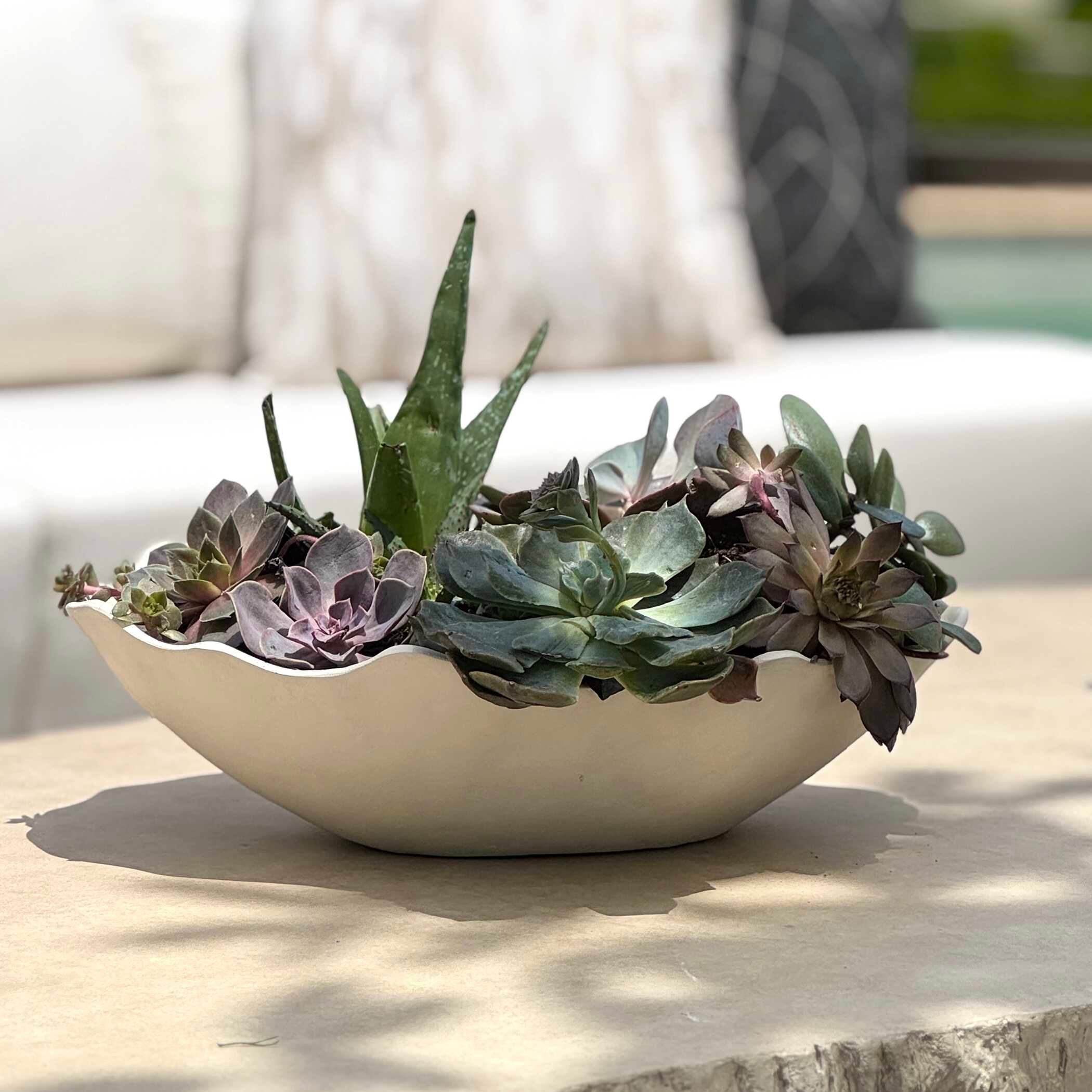 Uttermost Obscura Obscura Warm White Outdoor Bowl