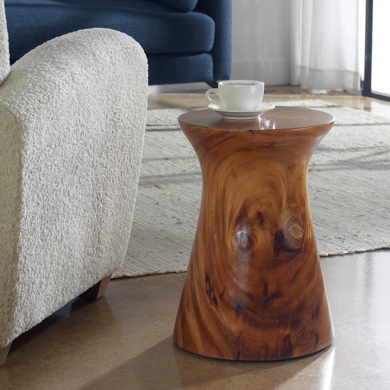 Uttermost Swell Swell Wooden Accent Table