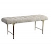 Uttermost Imperial Imperial Upholstered Gray Bench