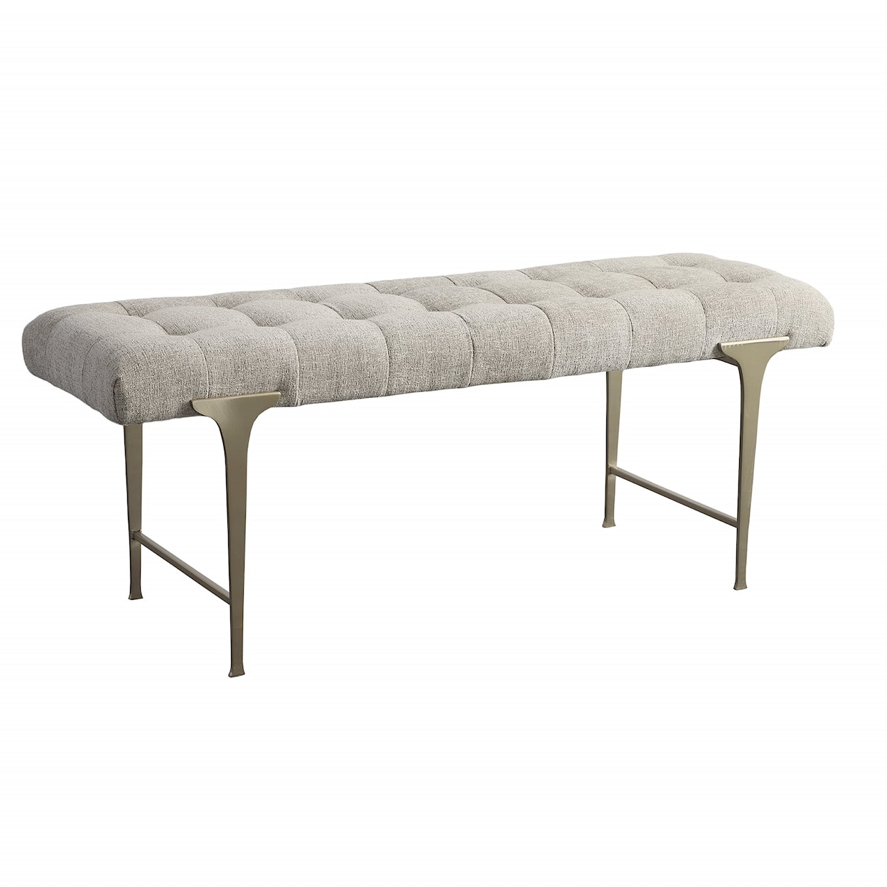 Uttermost Imperial Imperial Upholstered Gray Bench