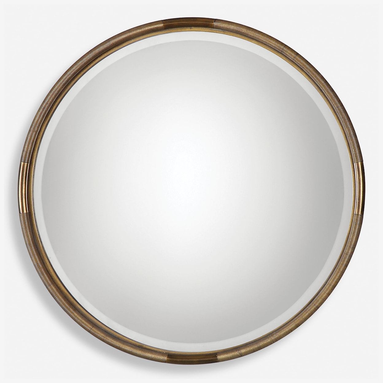 Uttermost Mirrors - Round Finnick Iron Coil Round Mirror