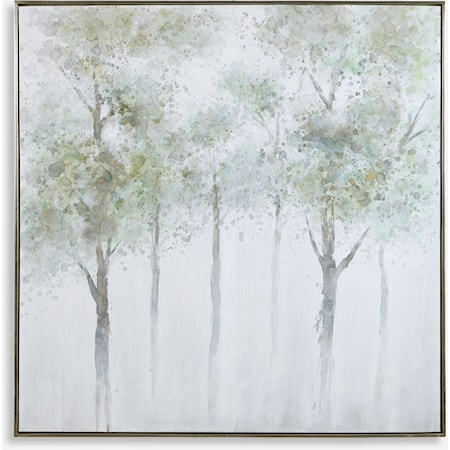 Calm Forest Landscape Art