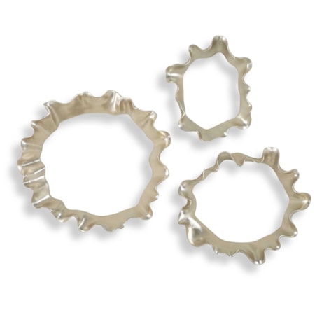 Ripple Effect Silver Wall Art